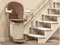 Sabre Twin Track curved stairlift